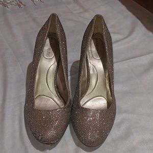 Sparkly high heels